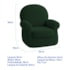 Poltrona Natalina Papai Noel Merry Christmas Suede Verde