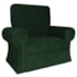 Poltrona Natalina Papai Noel Santa Claus Suede Verde