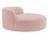 Poltrona Orgânica Chaise Rússia Bouclé Rose - Amarena Móveis