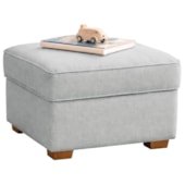 Puff Decorativo Doce Nuvem Bouclé Cinza