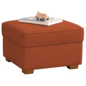 Puff Decorativo Doce Nuvem Bouclé Terracota