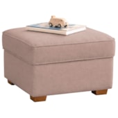 Puff Decorativo Doce Nuvem Linho Rose