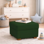 Puff Decorativo Doce Nuvem Linho Verde