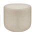 Puff Orgânico Decorativo Conforto Luxo Moá Bouclé Bege