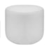 Puff Orgânico Decorativo Conforto Luxo Moá Bouclé Branco