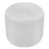 Puff Orgânico Decorativo Conforto Luxo Moá Bouclé Branco