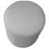 Puff Orgânico Decorativo Conforto Luxo Moá Bouclé Cinza