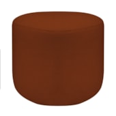 Puff Orgânico Decorativo Conforto Luxo Moá Bouclé Terracota