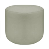 Puff Orgânico Decorativo Conforto Luxo Moá Bouclé Verde Oliva