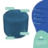 Puff Orgânico Decorativo Conforto Luxo Moá Linho Azul Royal
