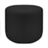 Puff Orgânico Decorativo Conforto Luxo Moá Linho Preto