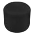 Puff Orgânico Decorativo Conforto Luxo Moá Linho Preto