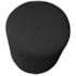 Puff Orgânico Decorativo Conforto Luxo Moá Linho Preto