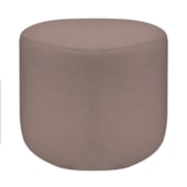 Puff Orgânico Decorativo Conforto Luxo Moá Linho Rosê
