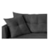 Recamier Azura 140cm com Almofada Lado Direito Linho Chumbo - Amarena Móveis