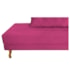 Recamier Azura 140cm com Almofada Lado Esquerdo Suede Pink - Amarena Móveis