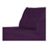 Recamier Azura 140cm com Almofada Lado Esquerdo Suede Roxo - Amarena Móveis