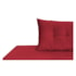 Recamier Azura 140cm com Almofada Lado Esquerdo Suede Vermelho - Amarena Móveis