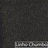 Recamier Azura 160cm com Almofada Lado Direito Linho Chumbo - Amarena Móveis