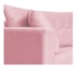 Recamier Azura 160cm com Almofada Lado Direito Suede Rosa Bebê - Amarena Móveis