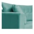 Recamier Azura 185cm com Almofada Lado Direito Suede Azul Tiffany - Amarena Móveis