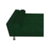 Recamier Divã Félix Baú 160 cm Estofado Luiz XV Sofá Suede Verde Para Sala de Estar Consultório Quarto Recepção Escritório - AM Decor