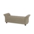 Recamier Divã Morabe P04 140 cm Suede Bege TCA 941 - Amarena Móveis