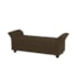 Recamier Divã Morabe P04 140 cm Suede Marrom TCA 942 - Amarena Móveis