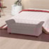 Recamier Divã Morabe P04 140 cm Suede Rosê TCA 949 - Amarena Móveis
