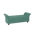 Recamier Divã Morabe P04 140 cm Suede Turquesa TCA 946 - Amarena Móveis