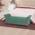Recamier Divã Morabe P04 140 cm Suede Turquesa TCA 946 - Amarena Móveis