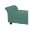Recamier Divã Morabe P04 140 cm Suede Turquesa TCA 946 - Amarena Móveis