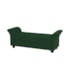 Recamier Divã Morabe P04 140 cm Suede Verde TCA 947 - Amarena Móveis