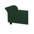 Recamier Divã Morabe P04 140 cm Suede Verde TCA 947 - Amarena Móveis