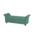 Recamier Divã Morabe P04 160 cm Suede Turquesa TCA 946 - Amarena Móveis