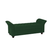 Recamier Divã Morabe P04 195 cm Suede Verde TCA 947 - Amarena Móveis