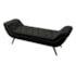 Recamier Divã Odessa P04 140 cm Suede Cinza Escuro TCA 958 - Amarena Móveis