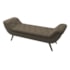 Recamier Divã Odessa P04 140 cm Suede Marrom Claro TCA 945 - Amarena Móveis