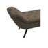 Recamier Divã Odessa P04 140 cm Suede Marrom Claro TCA 945 - Amarena Móveis