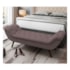 Recamier Divã Odessa P04 140 cm Suede Rosê TCA 949 - Amarena Móveis