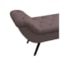 Recamier Divã Odessa P04 140 cm Suede Rosê TCA 949 - Amarena Móveis