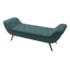 Recamier Divã Odessa P04 140 cm Suede Turquesa TCA 946 - Amarena Móveis