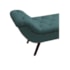Recamier Divã Odessa P04 140 cm Suede Turquesa TCA 946 - Amarena Móveis