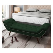 Recamier Divã Odessa P04 140 cm Suede Verde TCA 947 - Amarena Móveis