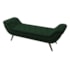 Recamier Divã Odessa P04 140 cm Suede Verde TCA 947 - Amarena Móveis