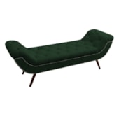 Recamier Divã Odessa P04 160 cm Suede Verde TCA 947 - Amarena Móveis