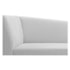 Recamier Divã Valéria 140cm Lado Direito Corano Branco - Amarena Móveis