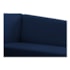 Recamier Divã Valéria 140cm Lado Direito Suede Azul Marinho - Amarena Móveis