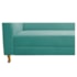 Recamier Divã Valéria 140cm Lado Direito Suede Azul Tiffany- Amarena Móveis