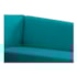 Recamier Divã Valéria 140cm Lado Direito Suede Azul Turquesa - Amarena Móveis